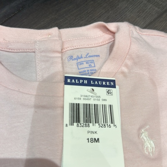 Ralph Lauren Pink TShirt - 18M - Picture 2 of 3